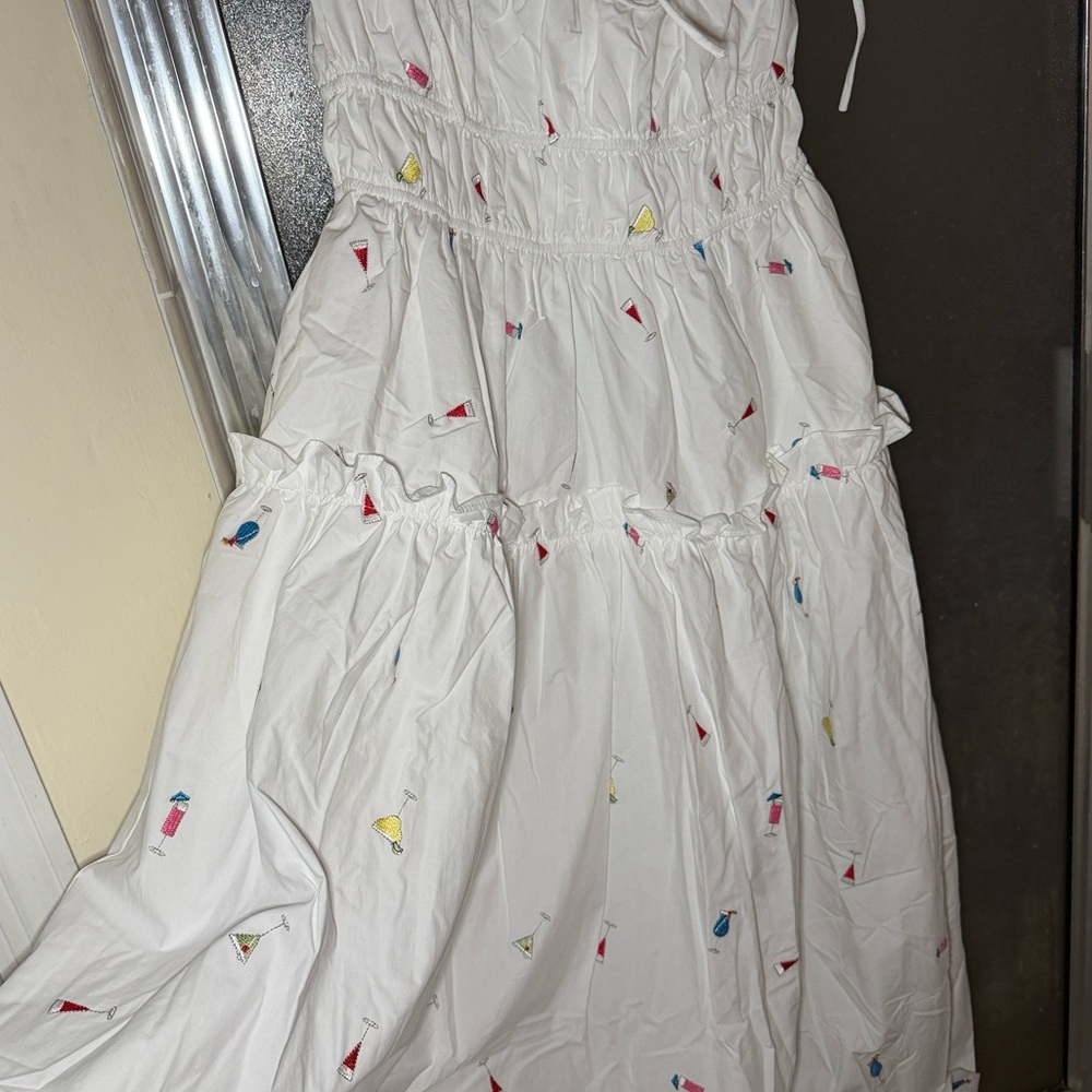 🩷Firm Price🩷 En Saison Nellie sleeveless smocked midi dress - Picture 9 of 16